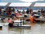 Cardboard boats with mechanical assist, New Richmond, OH, 2011