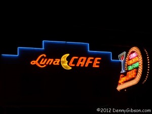 New neon at Luna Cafe
