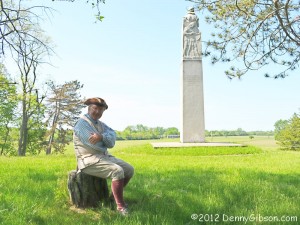 Bill Smith at George Rogers Clark monument