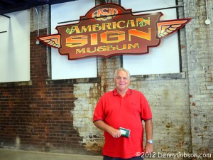 Don Hatch at American Sign Museum