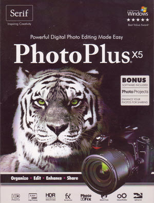 Serif PhotoPlus X5 package